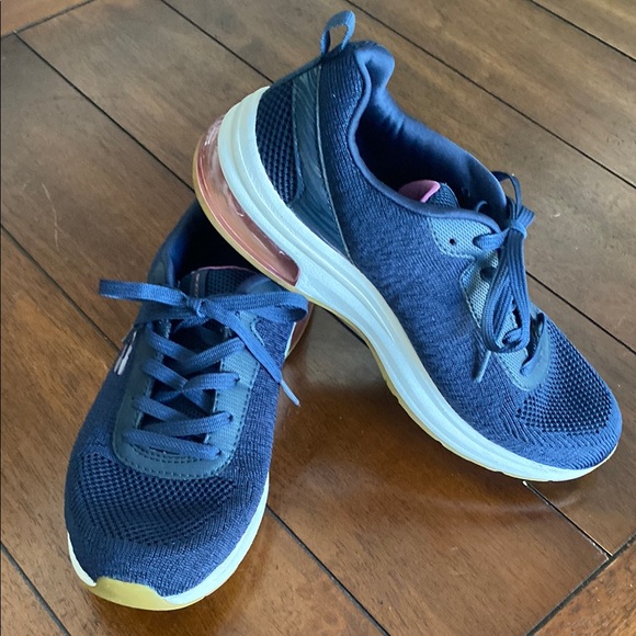 Skechers Blue and Pink Sneakers with Breathable Mesh - Picture 2 of 5